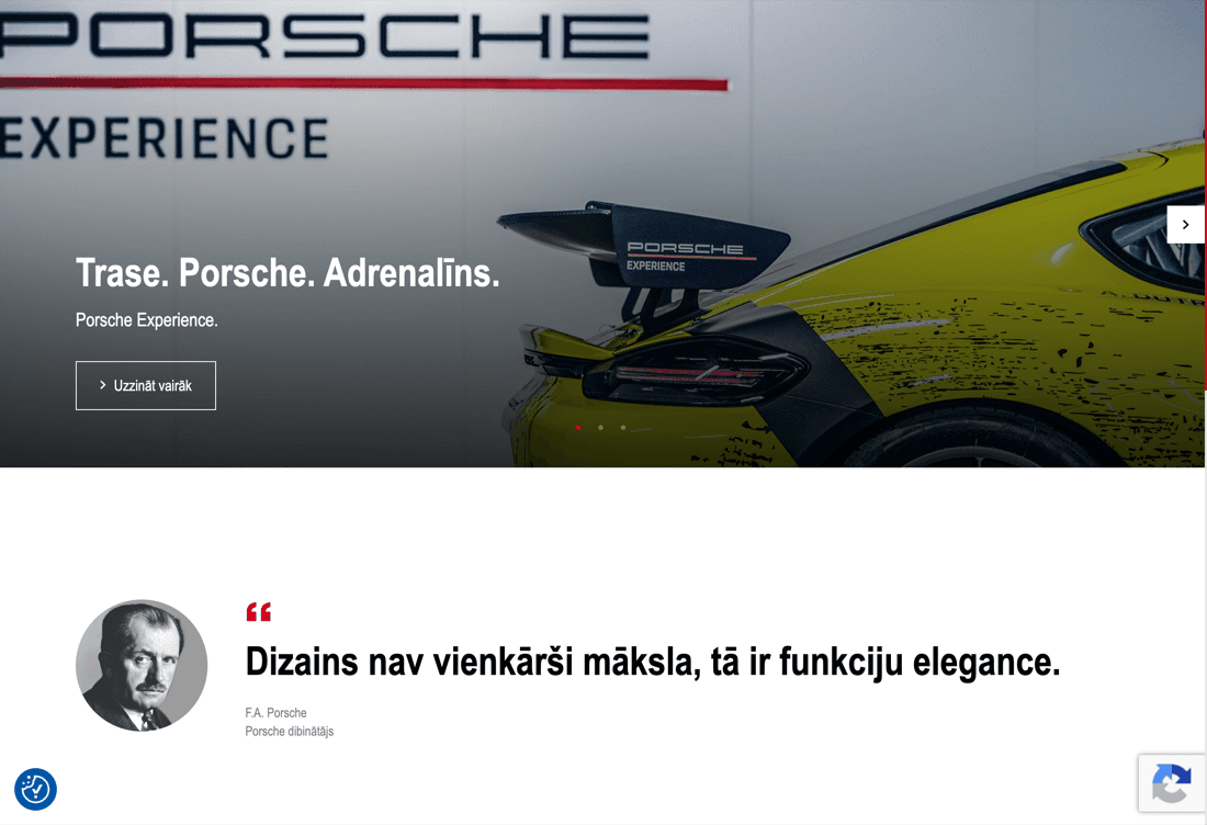 Porsche Riga — Custom development · Automations · Data